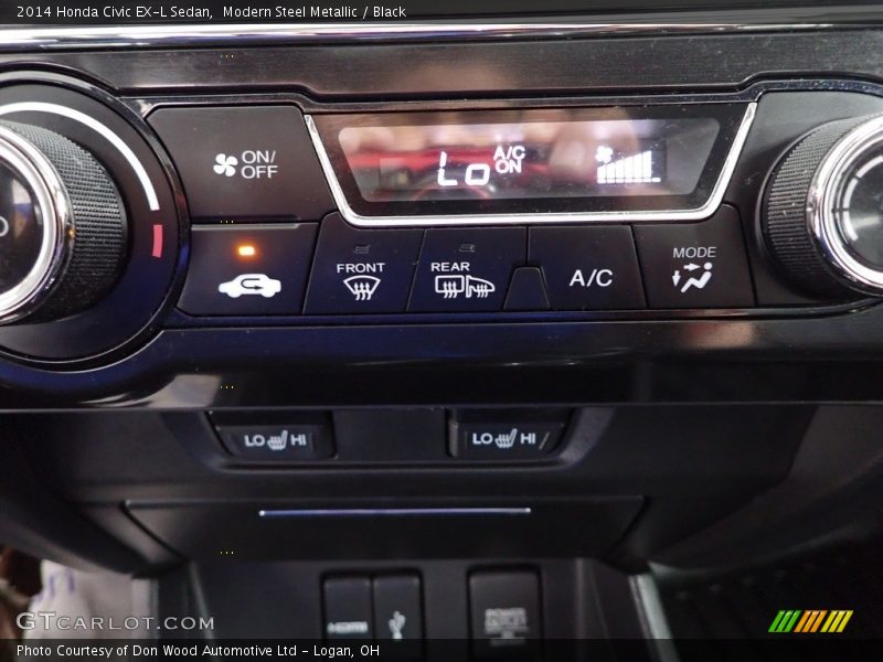 Controls of 2014 Civic EX-L Sedan