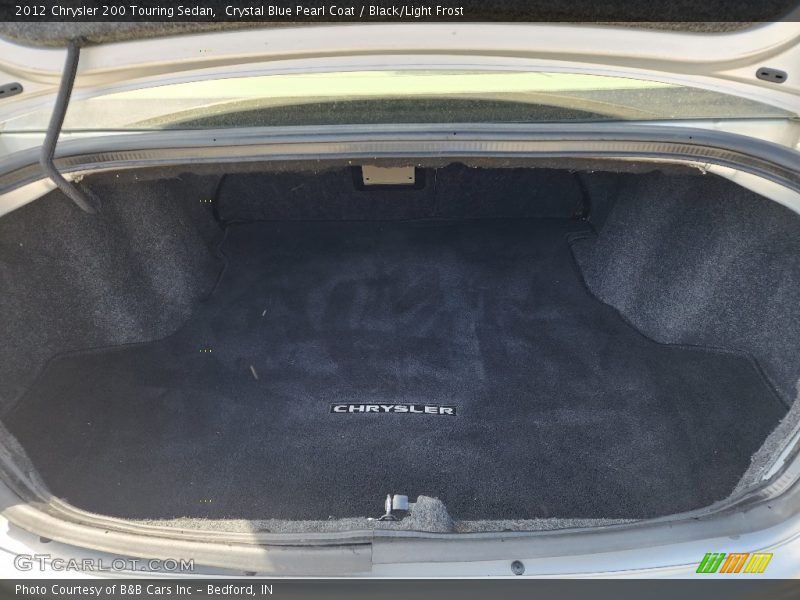 Crystal Blue Pearl Coat / Black/Light Frost 2012 Chrysler 200 Touring Sedan