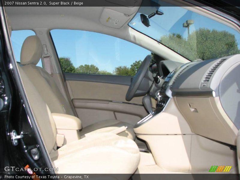 Super Black / Beige 2007 Nissan Sentra 2.0