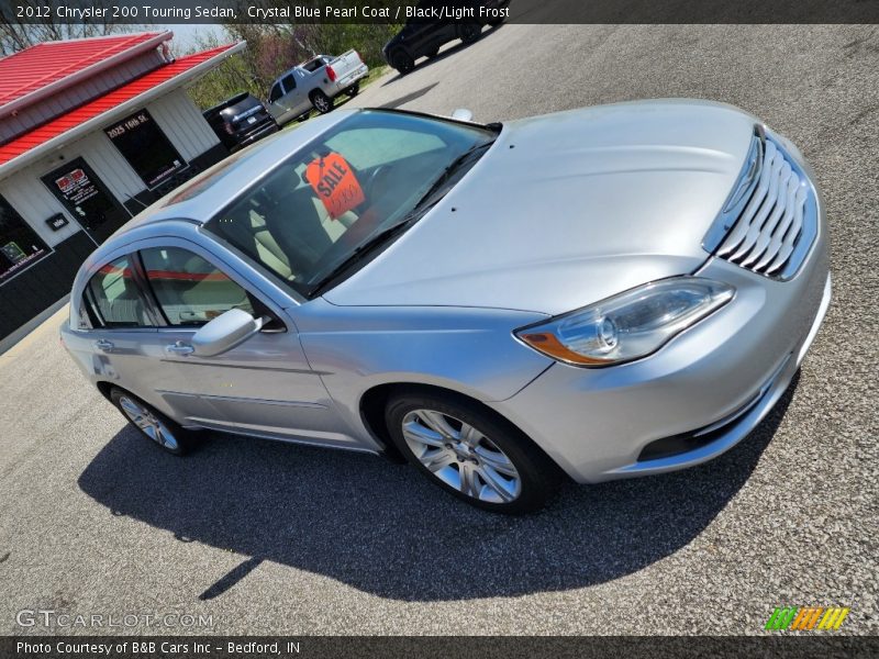 Crystal Blue Pearl Coat / Black/Light Frost 2012 Chrysler 200 Touring Sedan