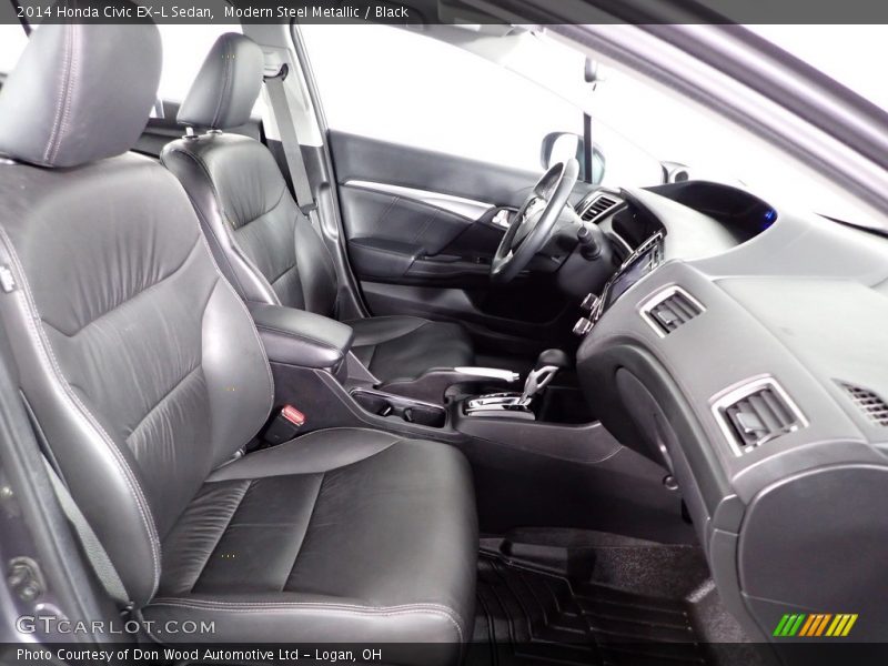 Front Seat of 2014 Civic EX-L Sedan