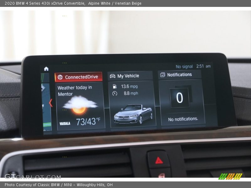 Alpine White / Venetian Beige 2020 BMW 4 Series 430i xDrive Convertible