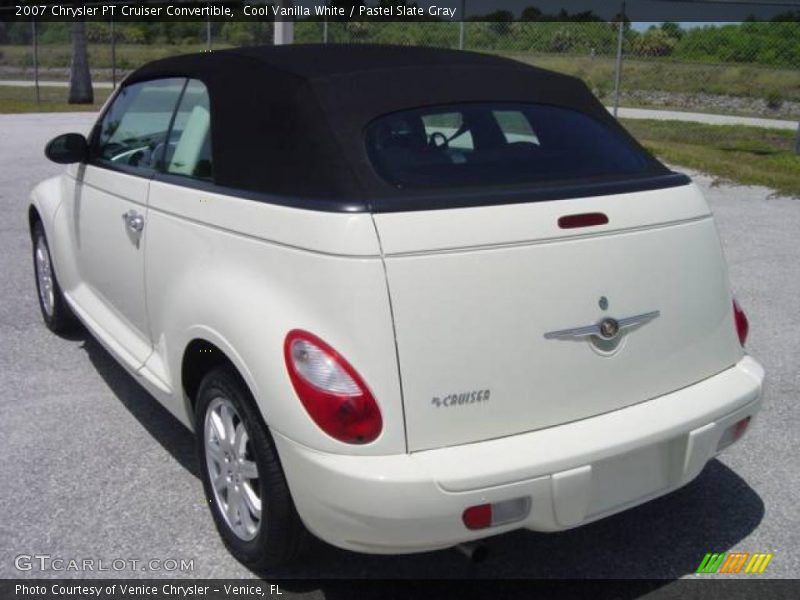 Cool Vanilla White / Pastel Slate Gray 2007 Chrysler PT Cruiser Convertible