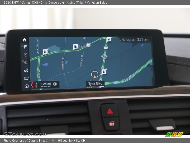 Navigation of 2020 4 Series 430i xDrive Convertible