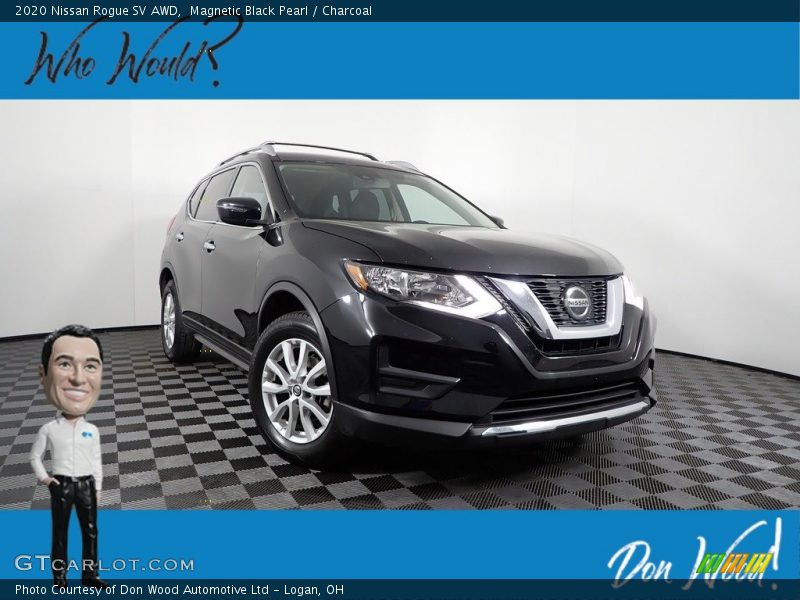 Magnetic Black Pearl / Charcoal 2020 Nissan Rogue SV AWD