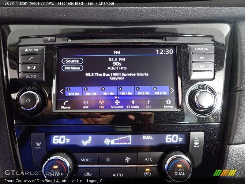 Magnetic Black Pearl / Charcoal 2020 Nissan Rogue SV AWD