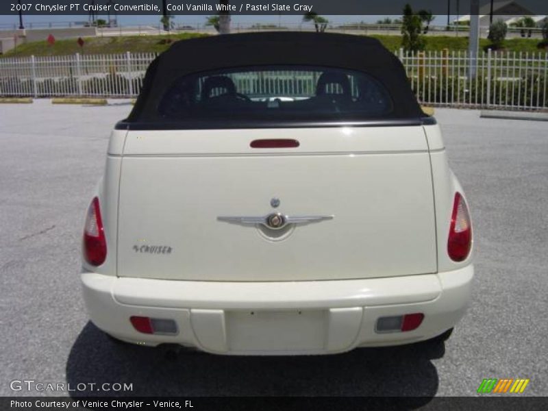 Cool Vanilla White / Pastel Slate Gray 2007 Chrysler PT Cruiser Convertible
