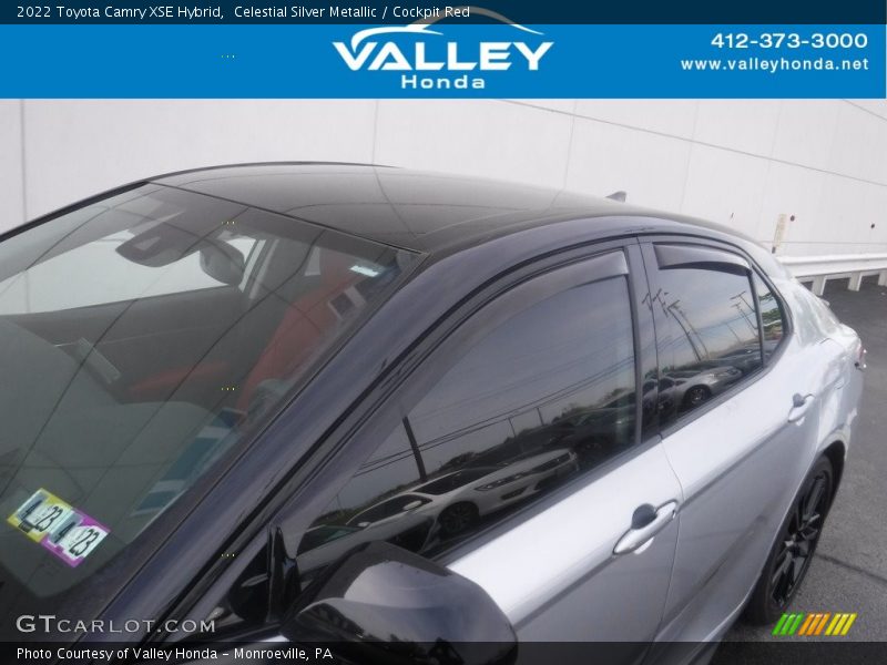 Celestial Silver Metallic / Cockpit Red 2022 Toyota Camry XSE Hybrid