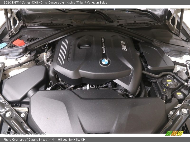  2020 4 Series 430i xDrive Convertible Engine - 2.0 Liter DI TwinPower Turbocharged DOHC 16-Valve VVT 4 Cylinder
