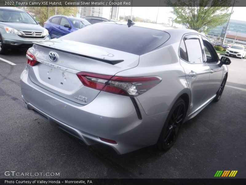 Celestial Silver Metallic / Cockpit Red 2022 Toyota Camry XSE Hybrid