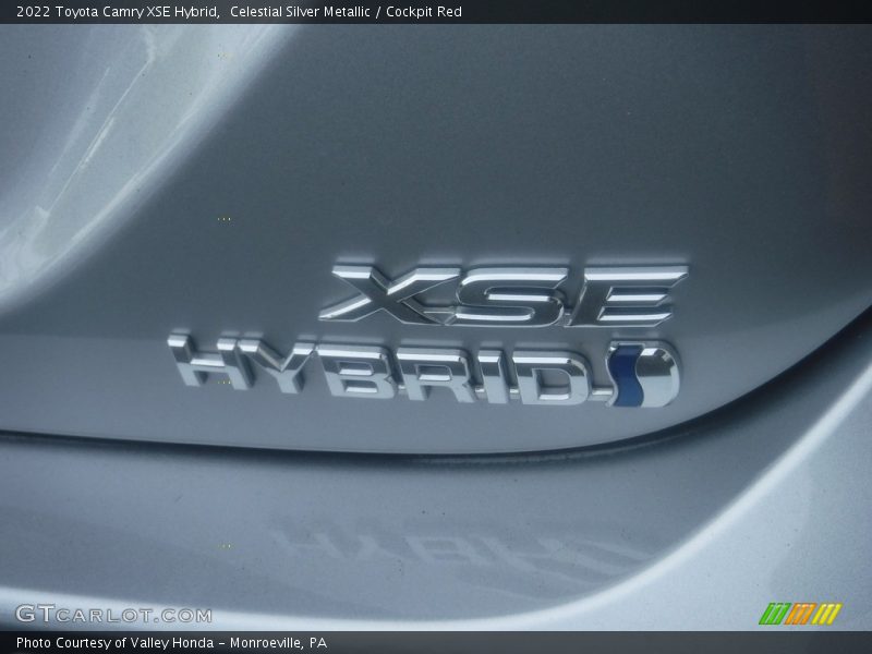 Celestial Silver Metallic / Cockpit Red 2022 Toyota Camry XSE Hybrid