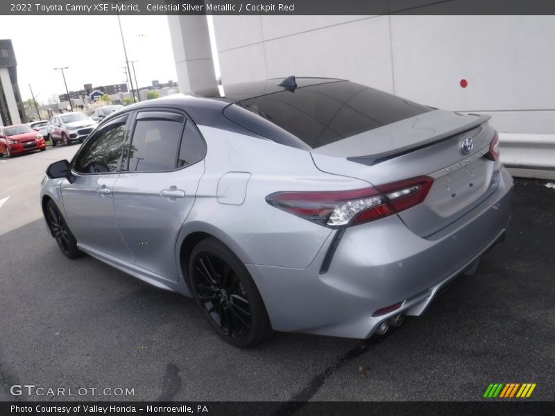 Celestial Silver Metallic / Cockpit Red 2022 Toyota Camry XSE Hybrid