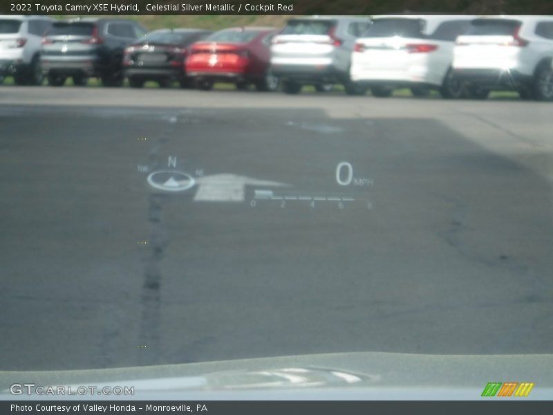 Celestial Silver Metallic / Cockpit Red 2022 Toyota Camry XSE Hybrid