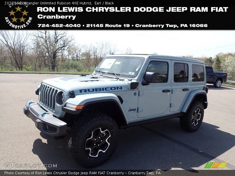 Earl / Black 2023 Jeep Wrangler Unlimited Rubicon 4XE Hybrid