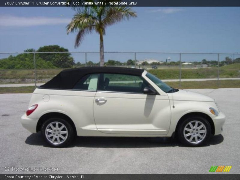Cool Vanilla White / Pastel Slate Gray 2007 Chrysler PT Cruiser Convertible
