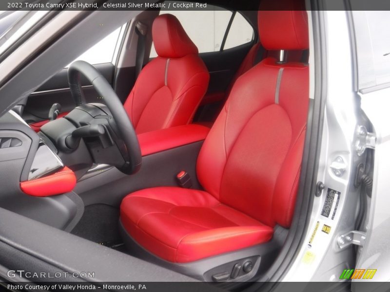Celestial Silver Metallic / Cockpit Red 2022 Toyota Camry XSE Hybrid