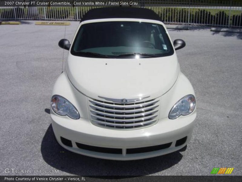 Cool Vanilla White / Pastel Slate Gray 2007 Chrysler PT Cruiser Convertible