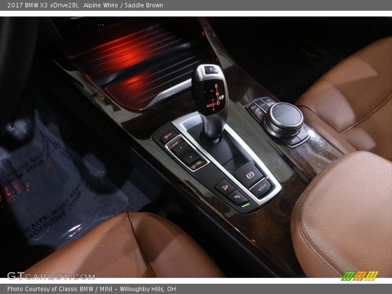 Alpine White / Saddle Brown 2017 BMW X3 xDrive28i