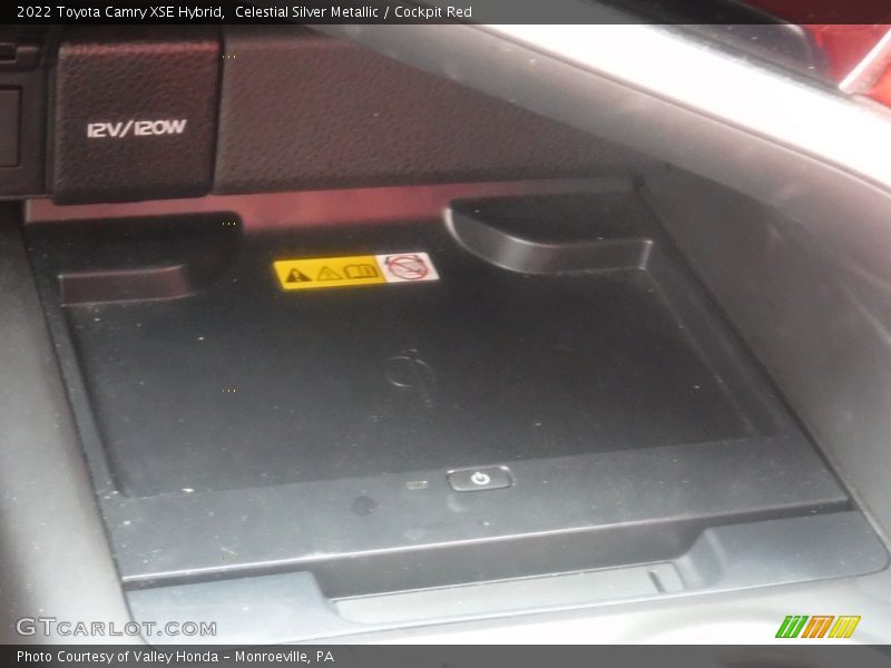 Celestial Silver Metallic / Cockpit Red 2022 Toyota Camry XSE Hybrid