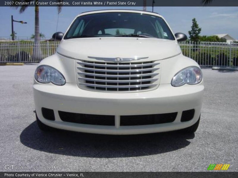 Cool Vanilla White / Pastel Slate Gray 2007 Chrysler PT Cruiser Convertible