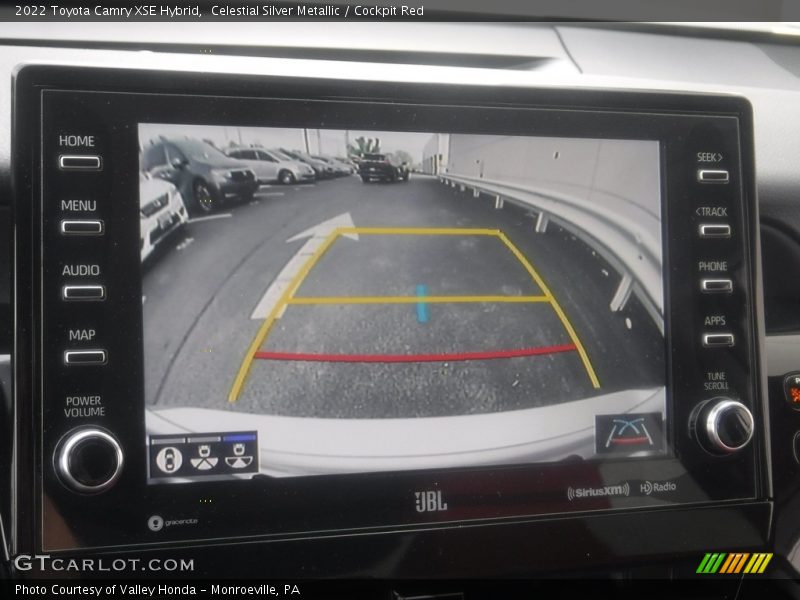 Celestial Silver Metallic / Cockpit Red 2022 Toyota Camry XSE Hybrid