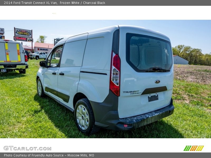 Frozen White / Charcoal Black 2014 Ford Transit Connect XL Van