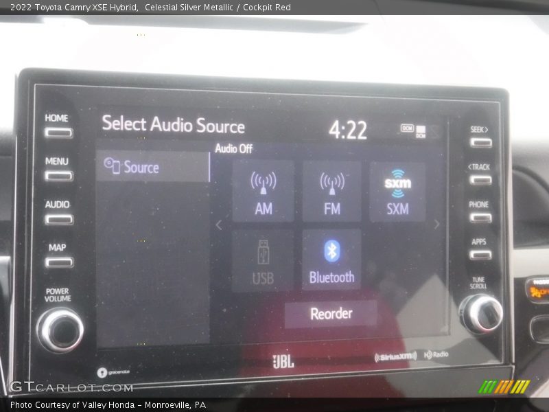 Celestial Silver Metallic / Cockpit Red 2022 Toyota Camry XSE Hybrid