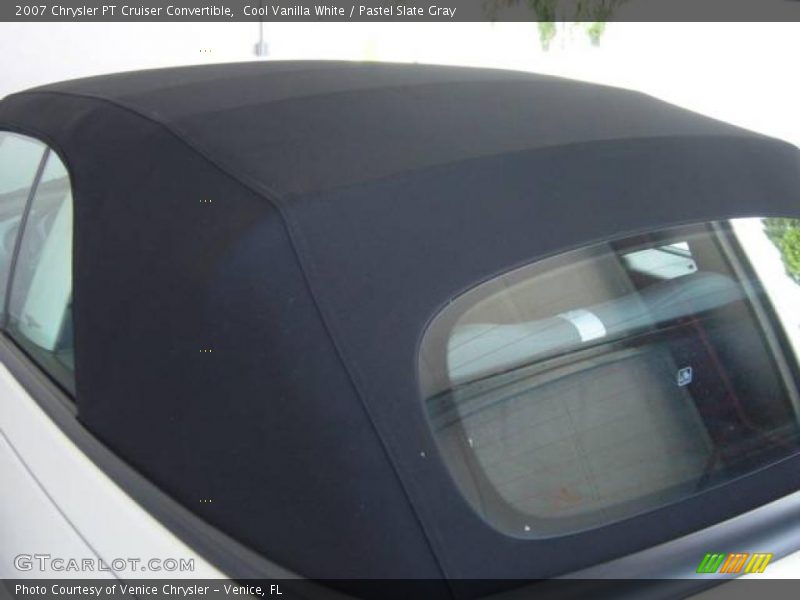 Cool Vanilla White / Pastel Slate Gray 2007 Chrysler PT Cruiser Convertible