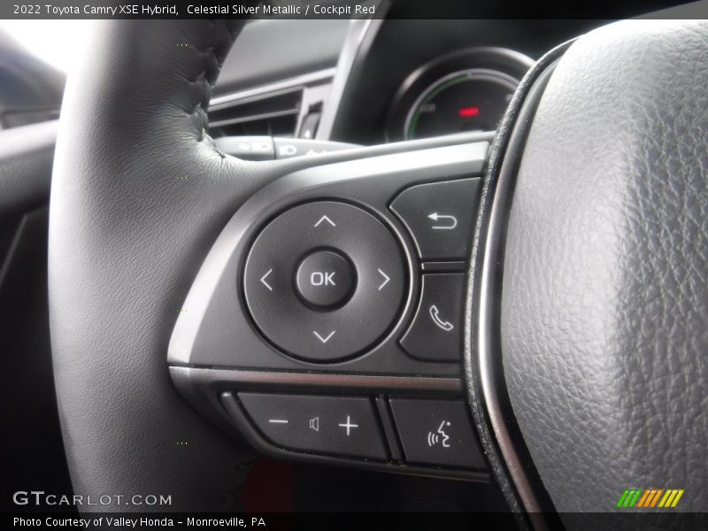 Celestial Silver Metallic / Cockpit Red 2022 Toyota Camry XSE Hybrid