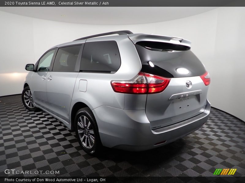 Celestial Silver Metallic / Ash 2020 Toyota Sienna LE AWD
