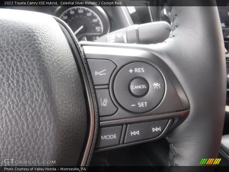 Celestial Silver Metallic / Cockpit Red 2022 Toyota Camry XSE Hybrid