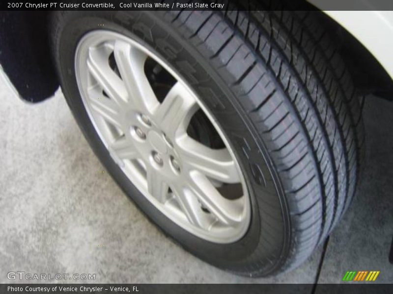 Cool Vanilla White / Pastel Slate Gray 2007 Chrysler PT Cruiser Convertible
