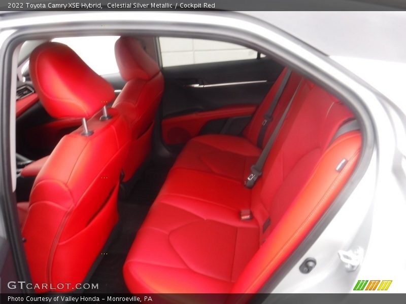 Celestial Silver Metallic / Cockpit Red 2022 Toyota Camry XSE Hybrid