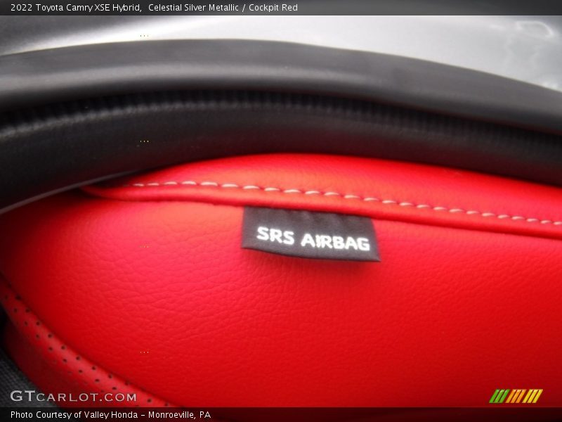 Celestial Silver Metallic / Cockpit Red 2022 Toyota Camry XSE Hybrid