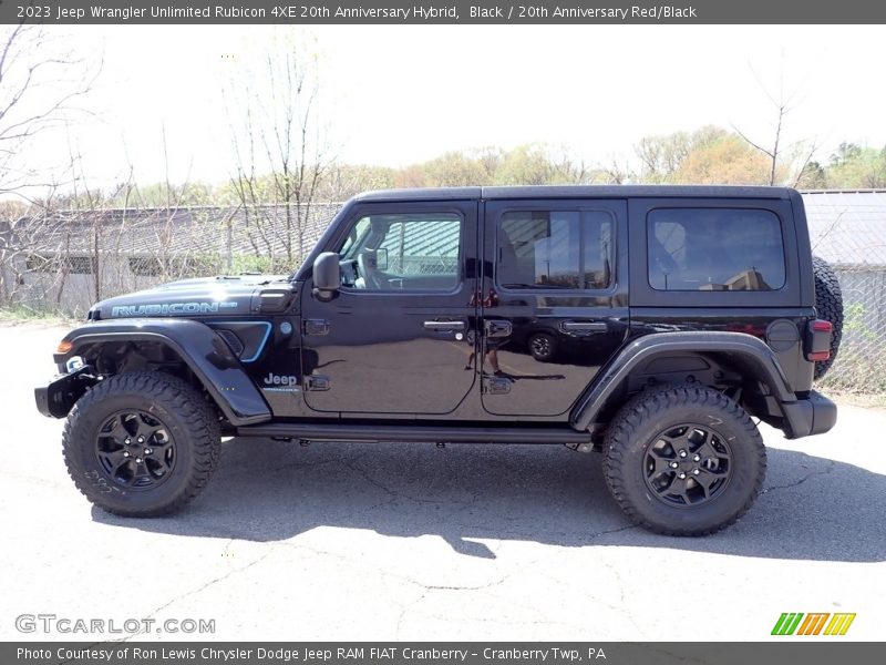  2023 Wrangler Unlimited Rubicon 4XE 20th Anniversary Hybrid Black