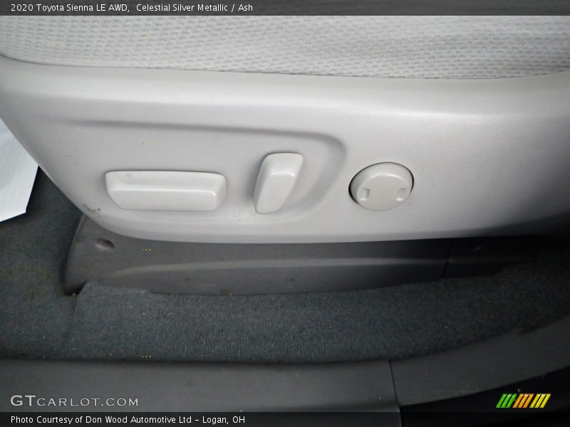 Celestial Silver Metallic / Ash 2020 Toyota Sienna LE AWD