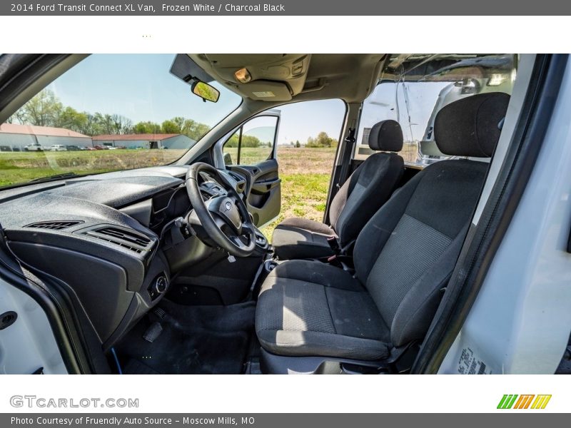 Frozen White / Charcoal Black 2014 Ford Transit Connect XL Van