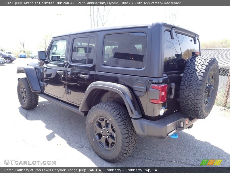 Black / 20th Anniversary Red/Black 2023 Jeep Wrangler Unlimited Rubicon 4XE 20th Anniversary Hybrid