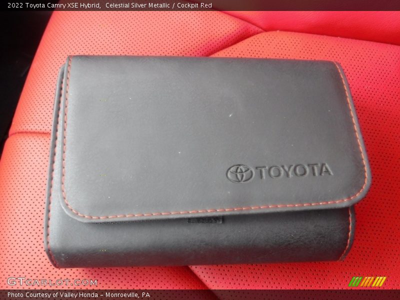 Celestial Silver Metallic / Cockpit Red 2022 Toyota Camry XSE Hybrid