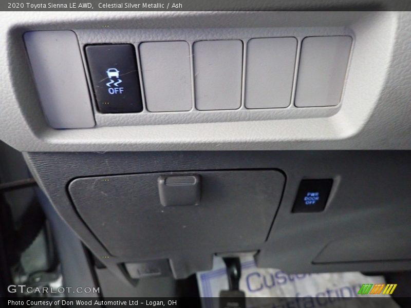 Celestial Silver Metallic / Ash 2020 Toyota Sienna LE AWD