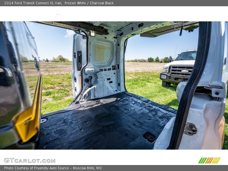 Frozen White / Charcoal Black 2014 Ford Transit Connect XL Van