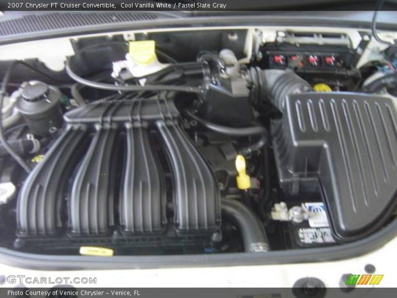 Cool Vanilla White / Pastel Slate Gray 2007 Chrysler PT Cruiser Convertible