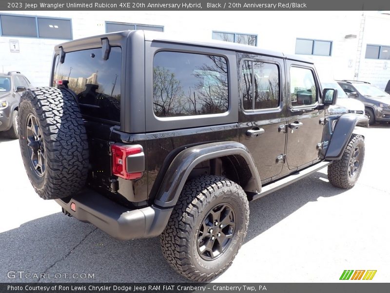 Black / 20th Anniversary Red/Black 2023 Jeep Wrangler Unlimited Rubicon 4XE 20th Anniversary Hybrid