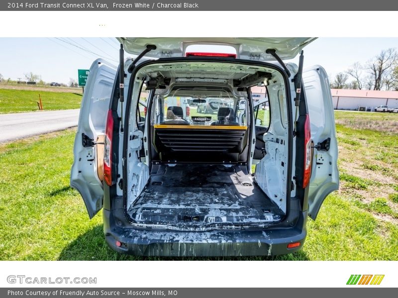 Frozen White / Charcoal Black 2014 Ford Transit Connect XL Van