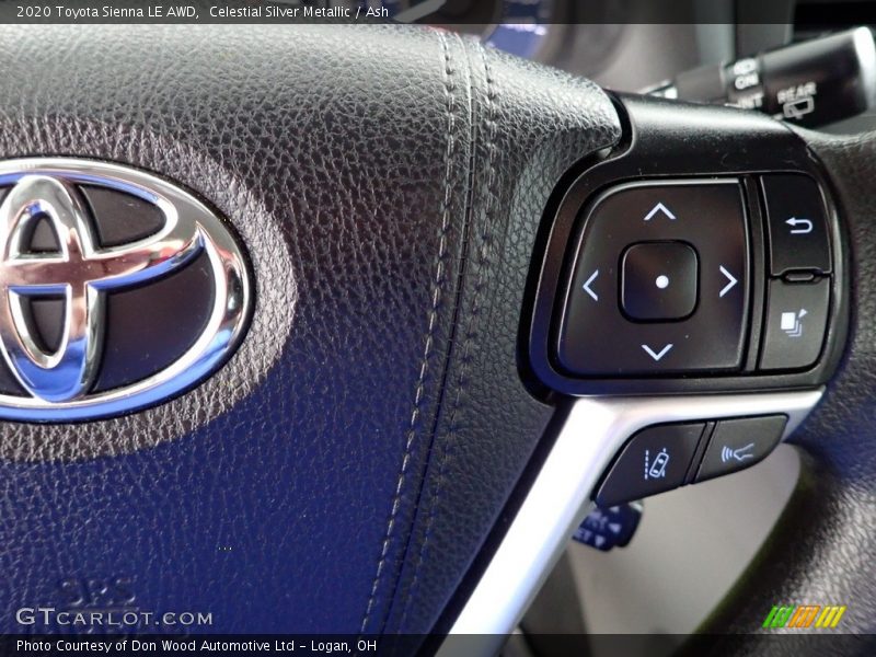 Celestial Silver Metallic / Ash 2020 Toyota Sienna LE AWD