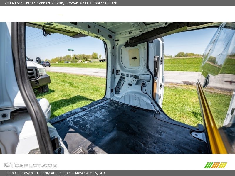 Frozen White / Charcoal Black 2014 Ford Transit Connect XL Van