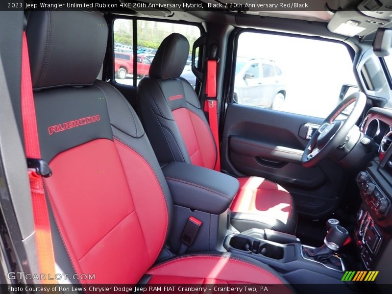 Front Seat of 2023 Wrangler Unlimited Rubicon 4XE 20th Anniversary Hybrid