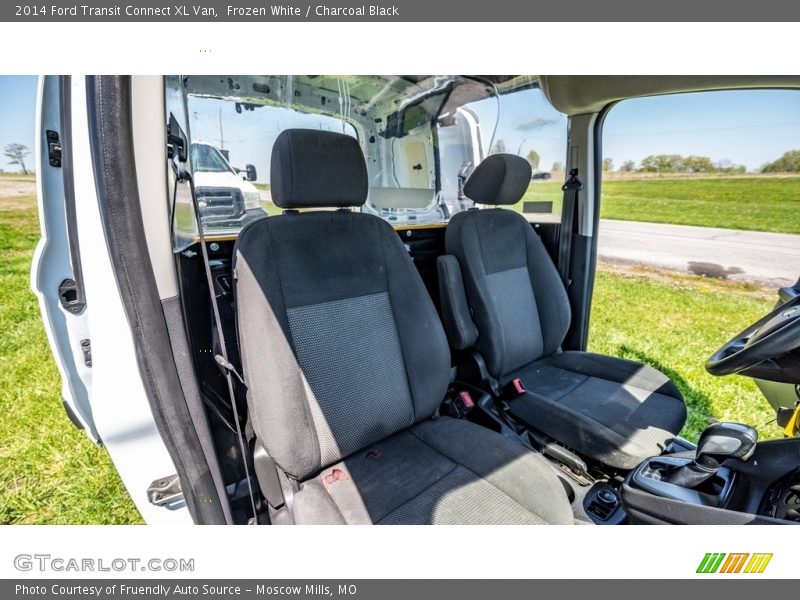 Frozen White / Charcoal Black 2014 Ford Transit Connect XL Van