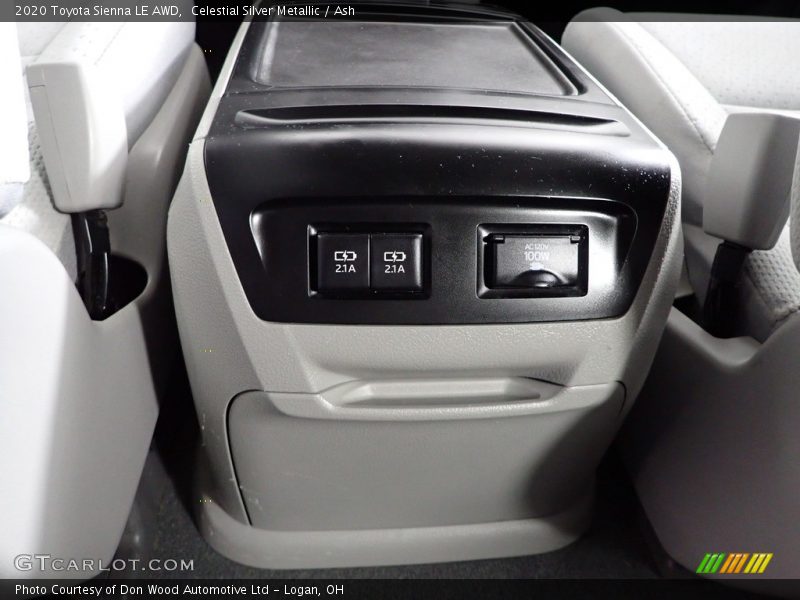 Celestial Silver Metallic / Ash 2020 Toyota Sienna LE AWD