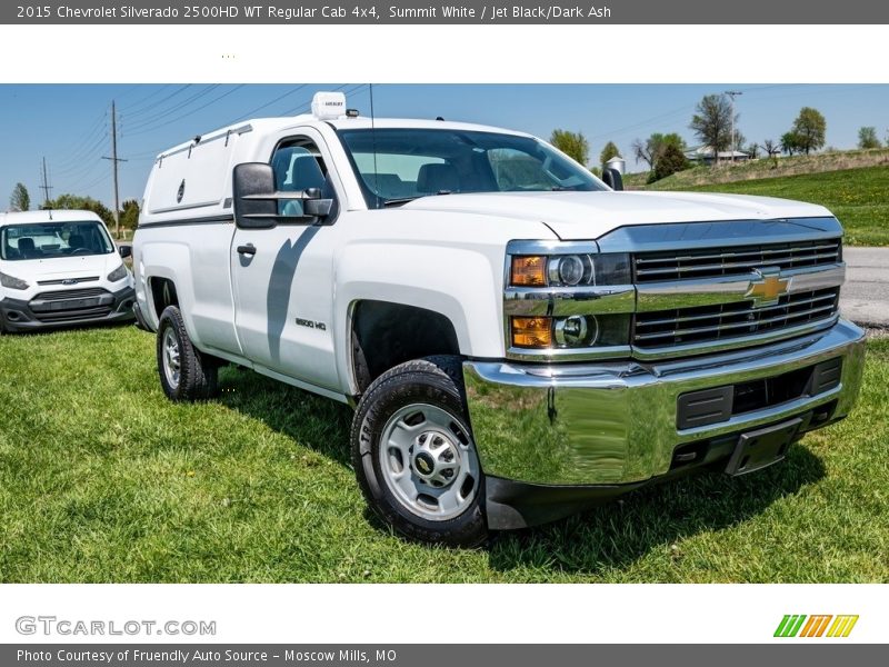 Summit White / Jet Black/Dark Ash 2015 Chevrolet Silverado 2500HD WT Regular Cab 4x4